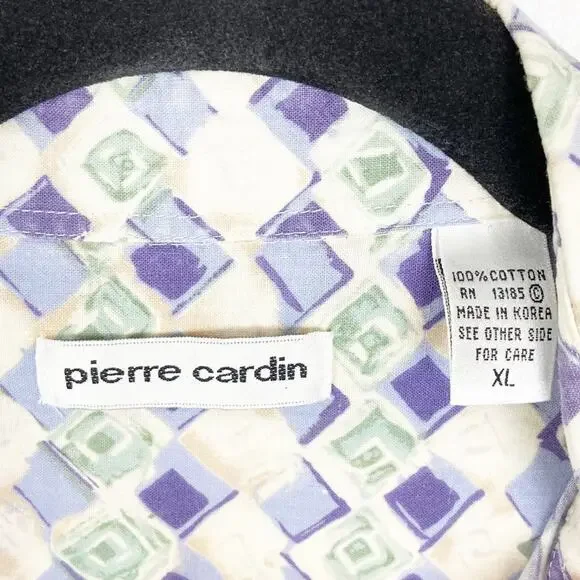 Vintage Pierre Cardin Short Sleeve Shirt XL - Picture 6 of 6